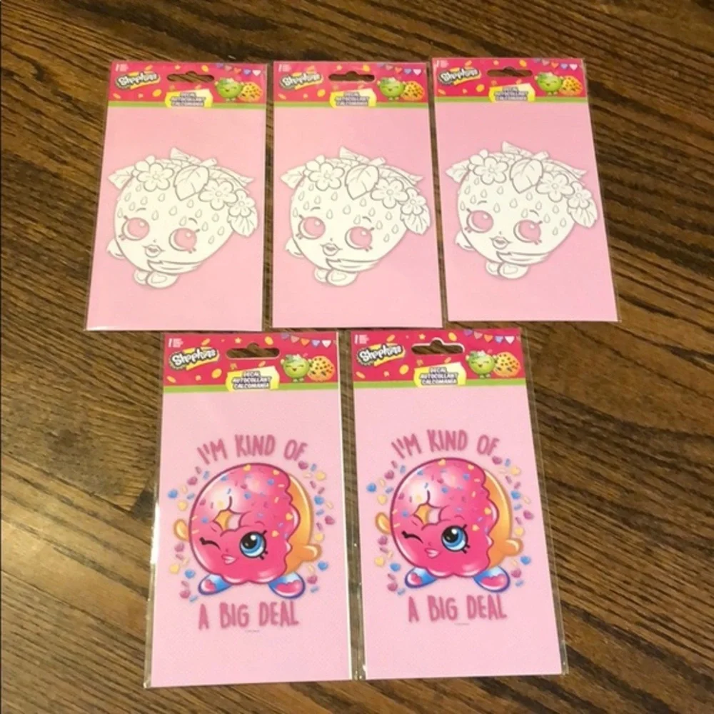 Shopkins Decals (set of 8) - 29 total pieces